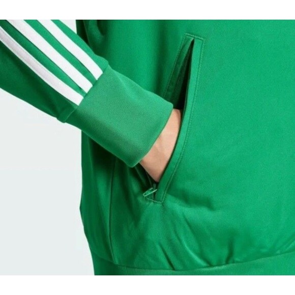 adidas Classics Firebird TT Track Jacket~GREEN/WHITE~JD0138~Size Small~$80 MSRP - Picture 3 of 6